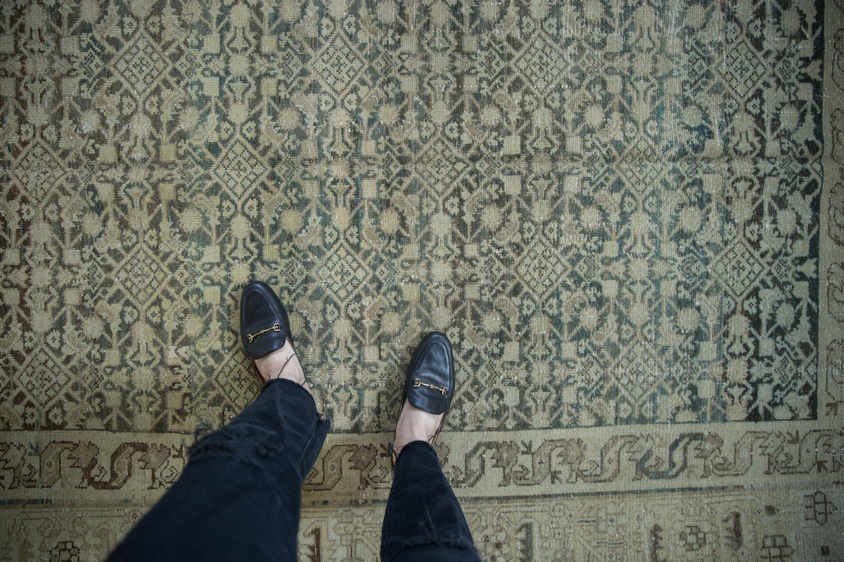6.5x9.5 Vintage Distressed Hamadan Carpet