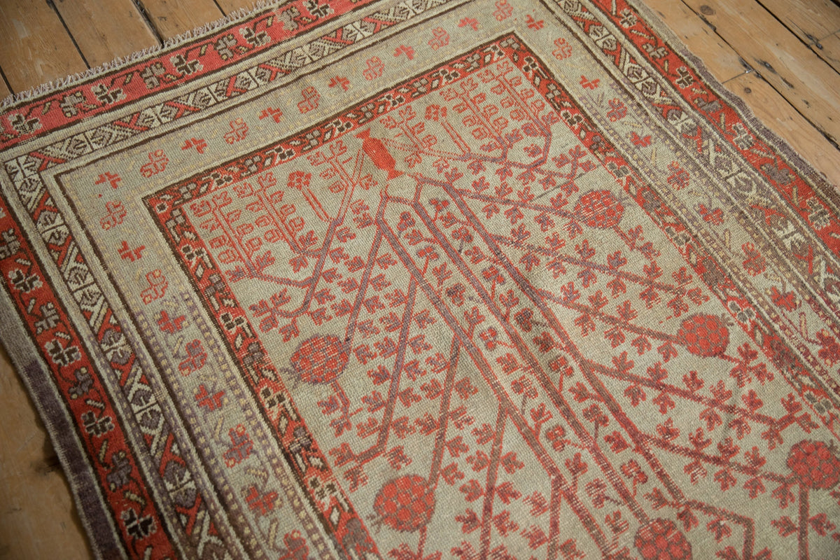 4.5x8.5 Antique Distressed Khotan Rug