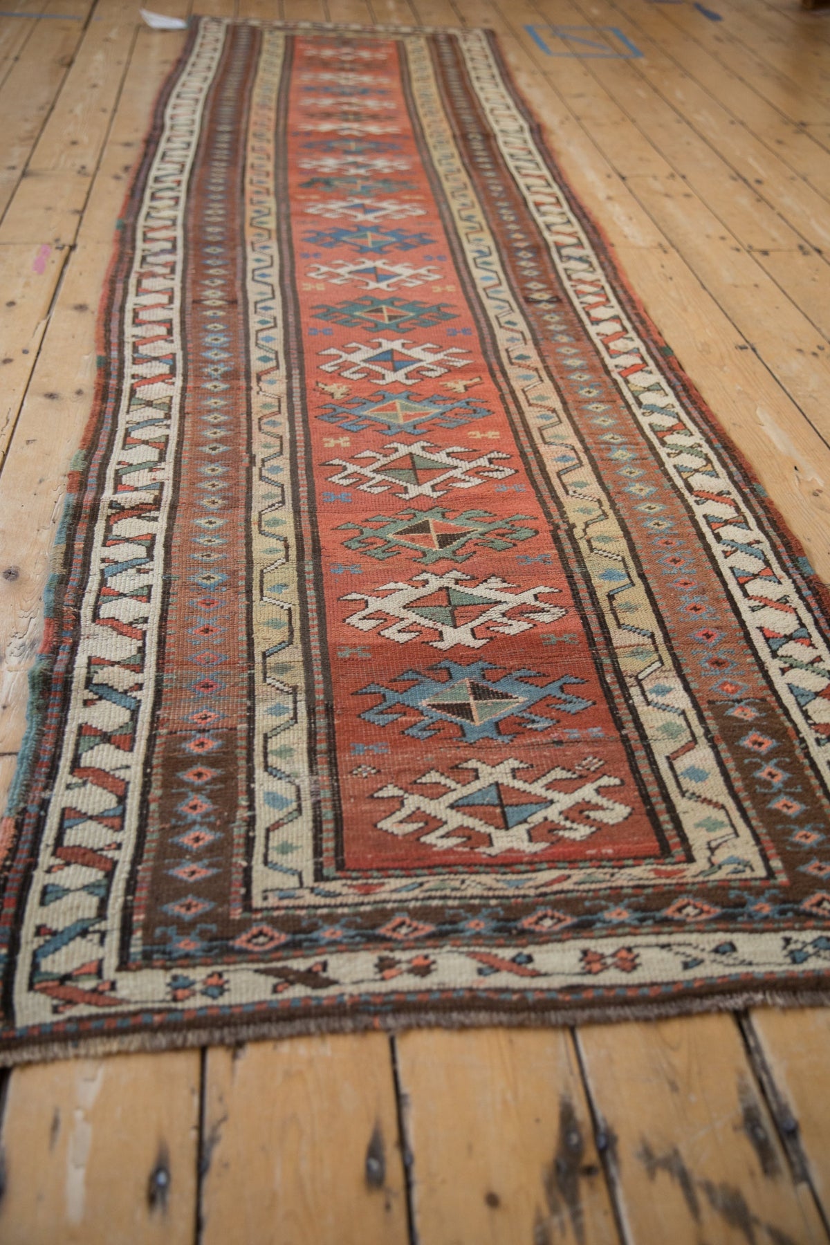 3x11 Antique Caucasian Rug Runner