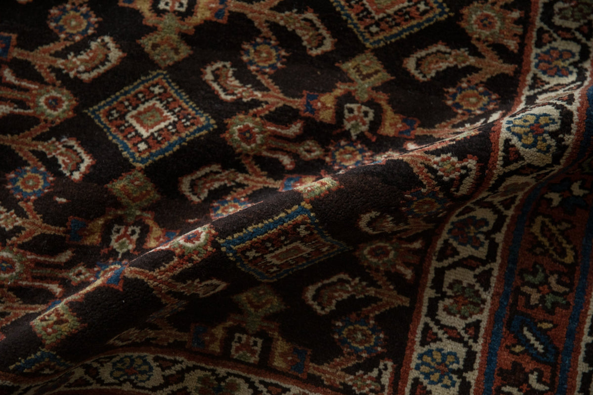 3.5x11.5 Antique Hamadan Rug Runner