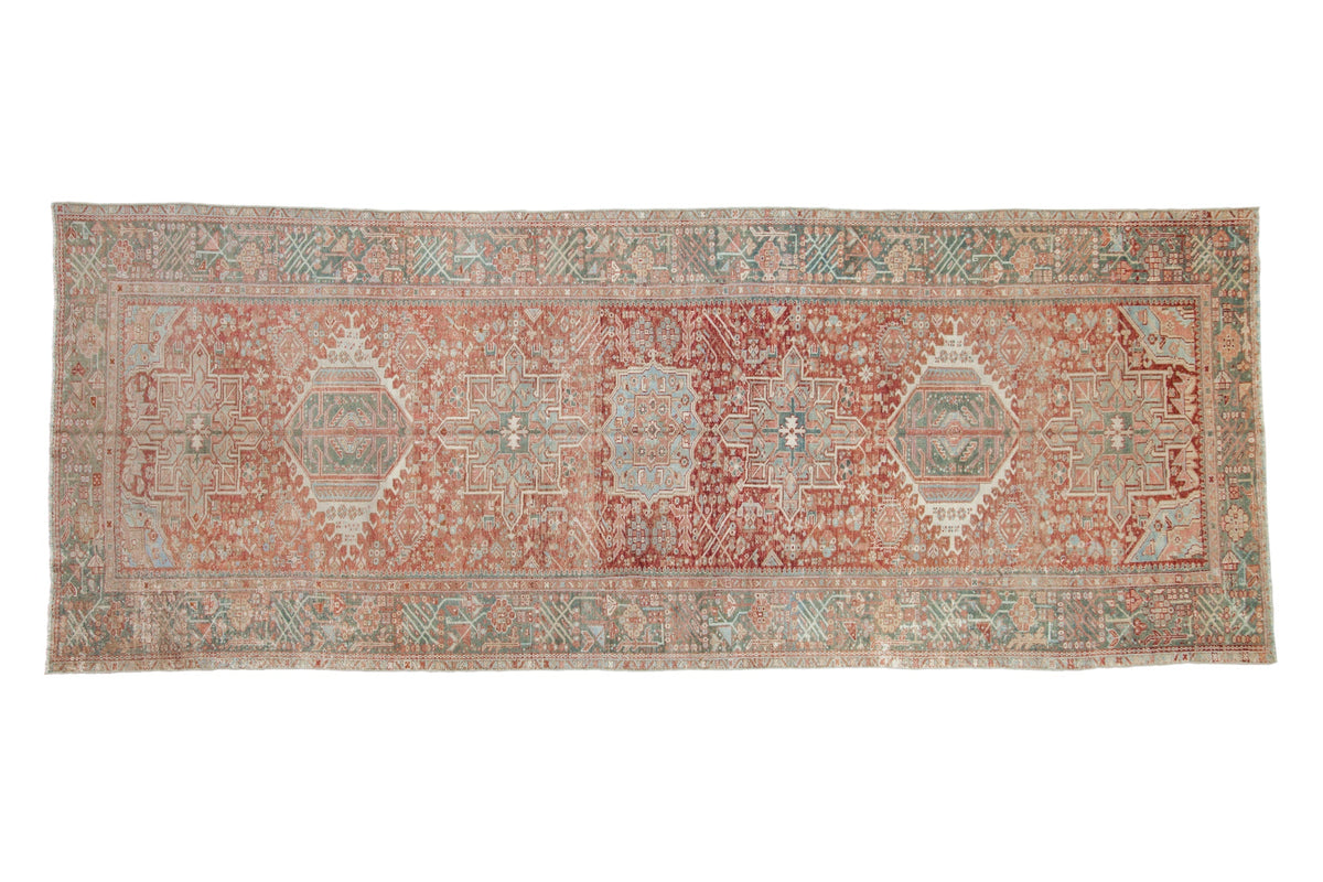 4.5x12 Vintage Distressed Karaja Rug Runner