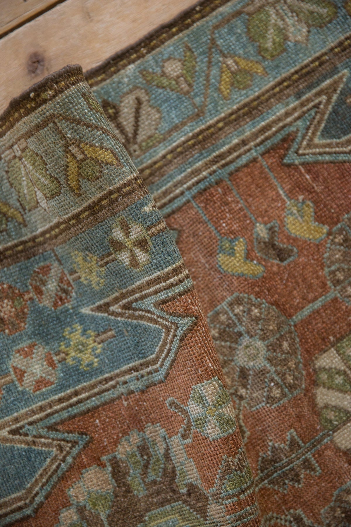 2.5x4 Vintage Distressed Mazlaghan Rug