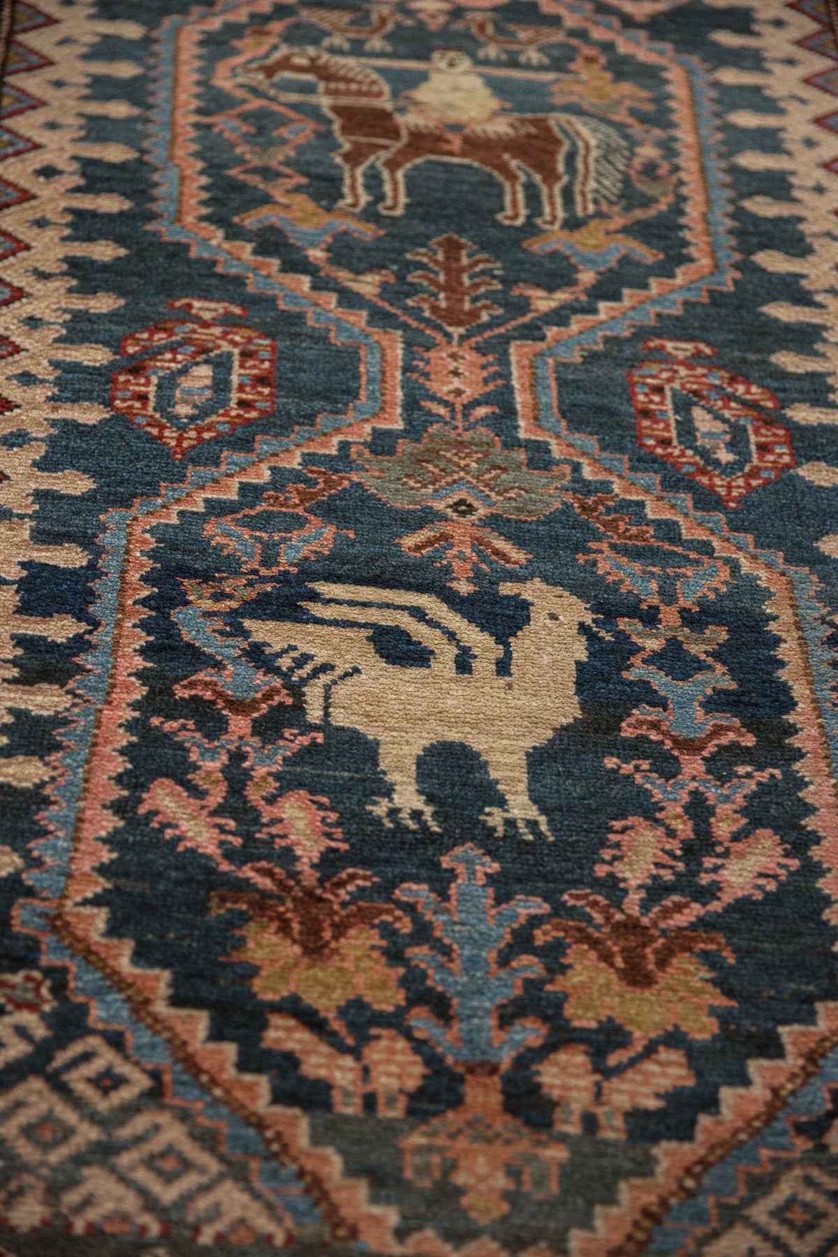 3.5x16 Antique Malayer Rug Runner