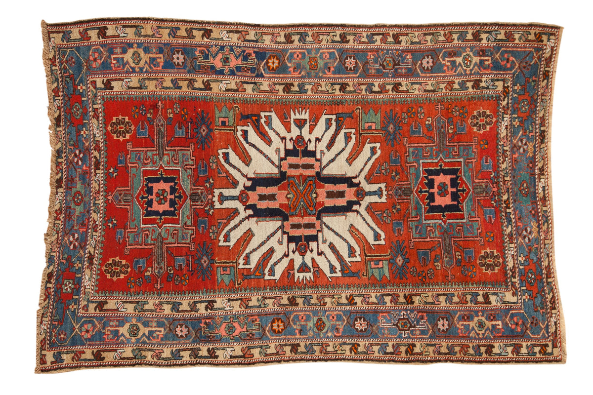 5x7.5 Antique Karaja Rug