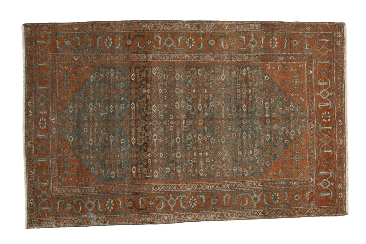 4.5x7.5 Vintage Distressed Malayer Rug
