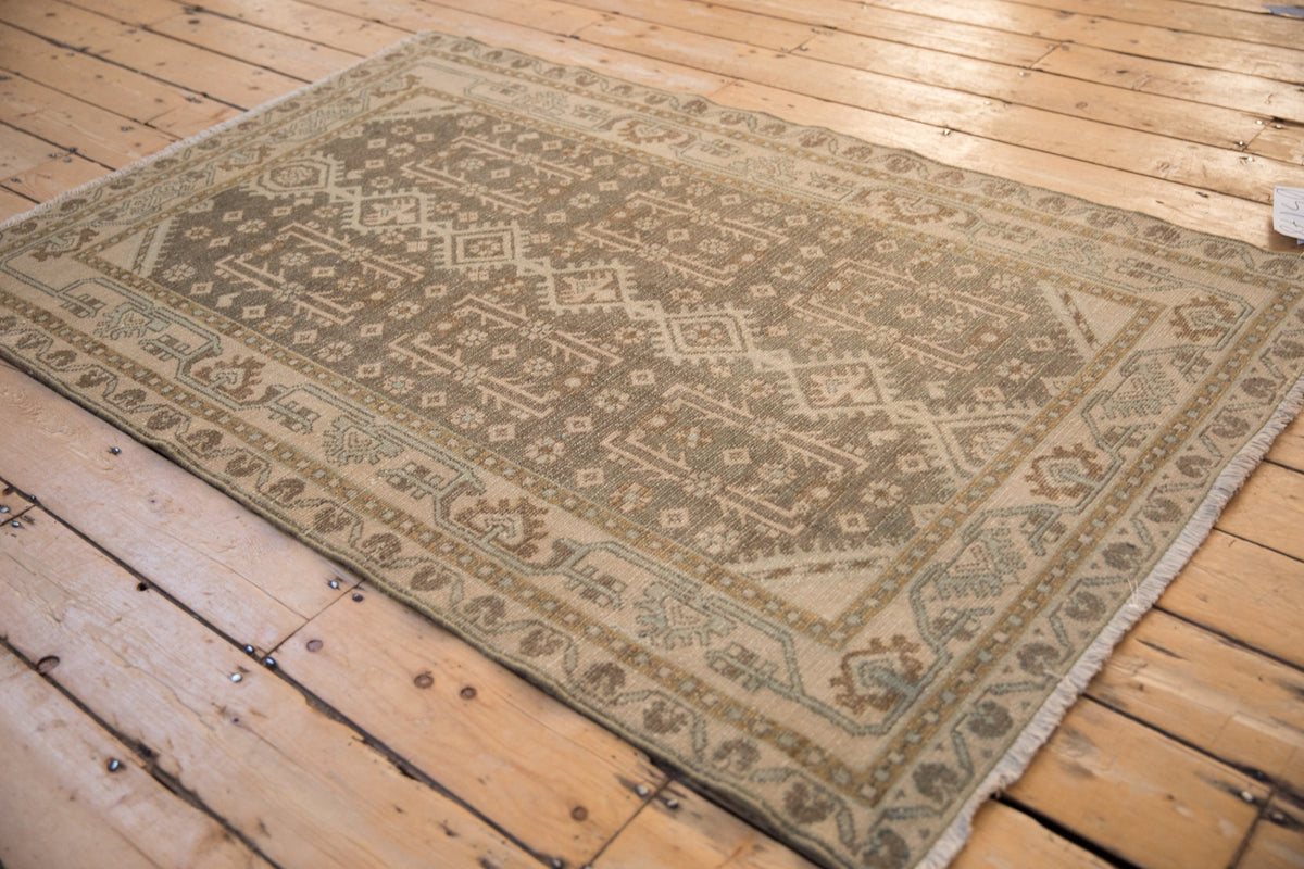 3.5x6 Vintage Distressed Hamadan Rug