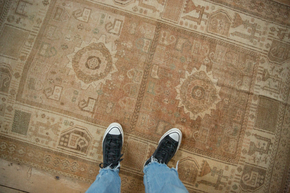 4x6 Vintage Distressed Afshar Rug