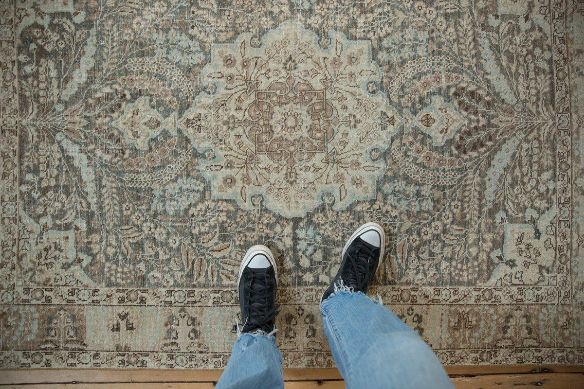 4.5x6 Vintage Distressed Tabriz Rug