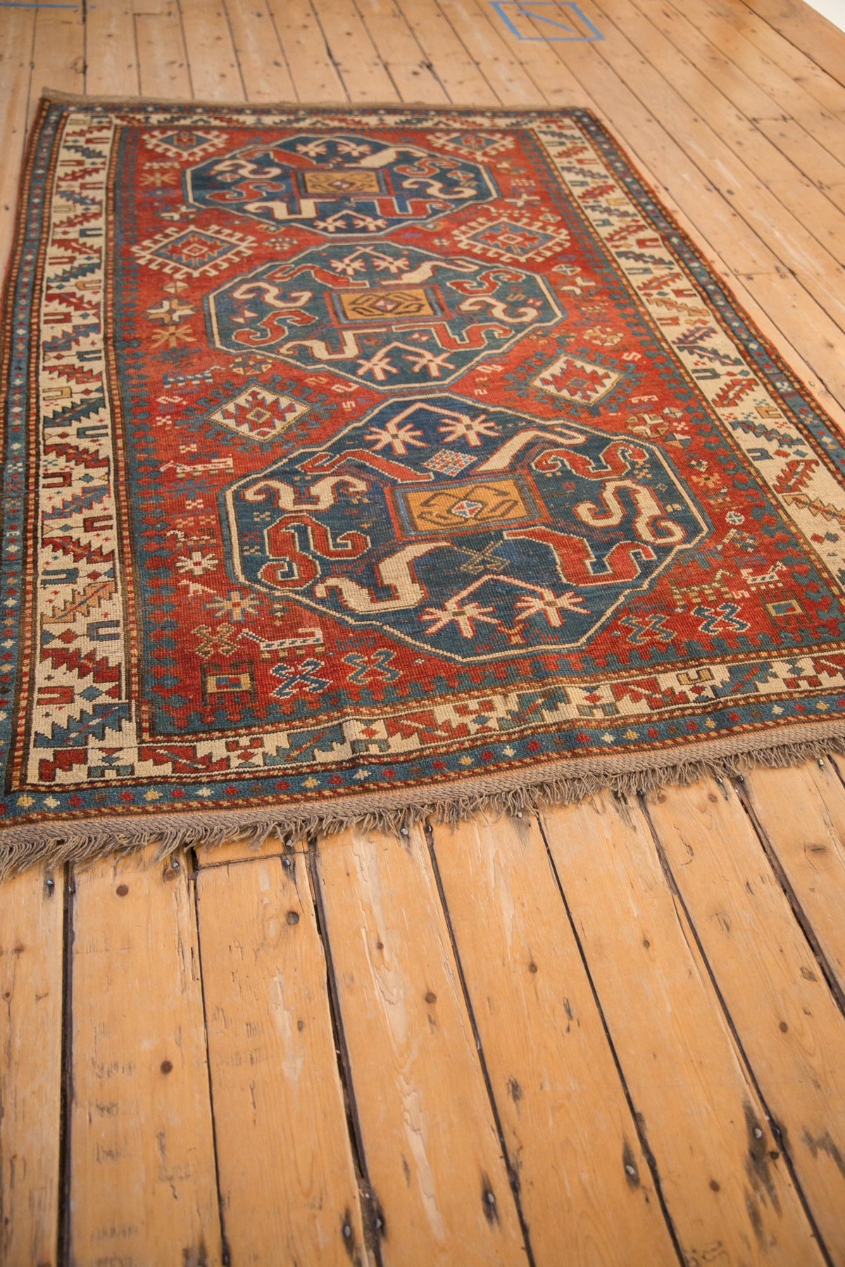 5x7.5 Antique Kazak Rug
