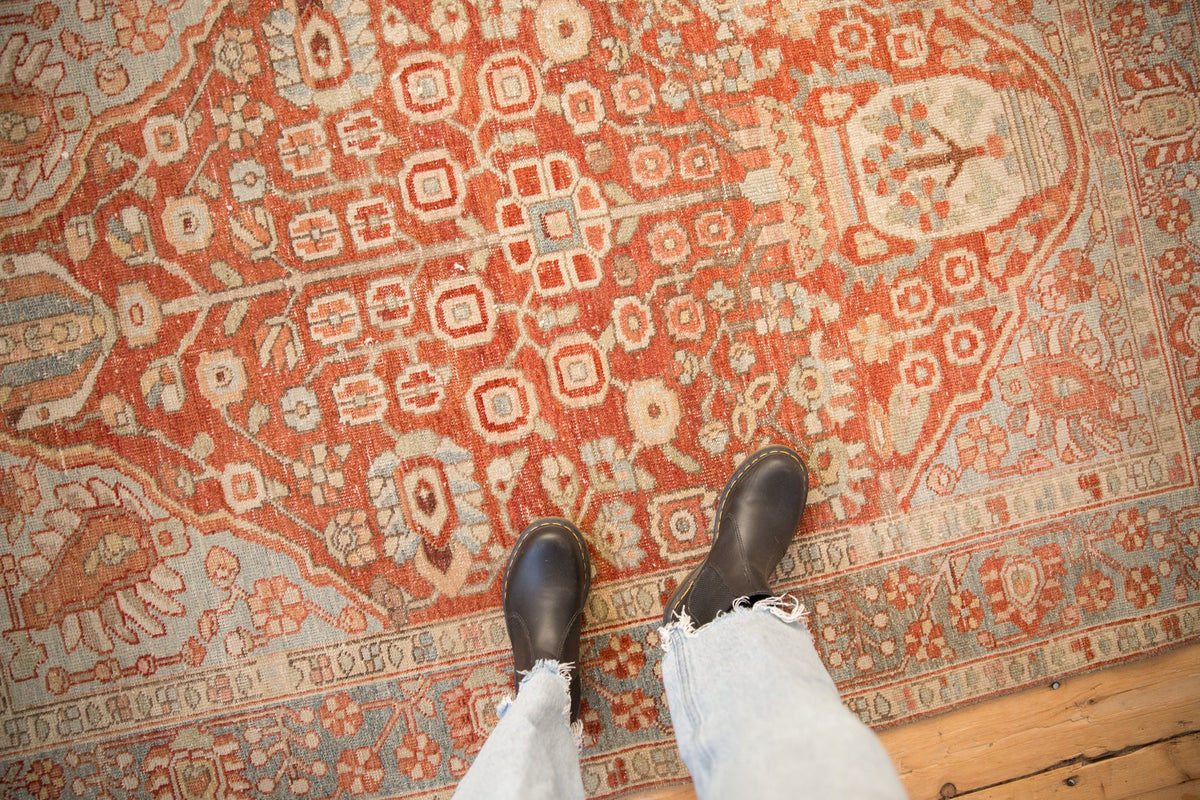 4.5x6.5 Vintage Distressed Baktiari Rug