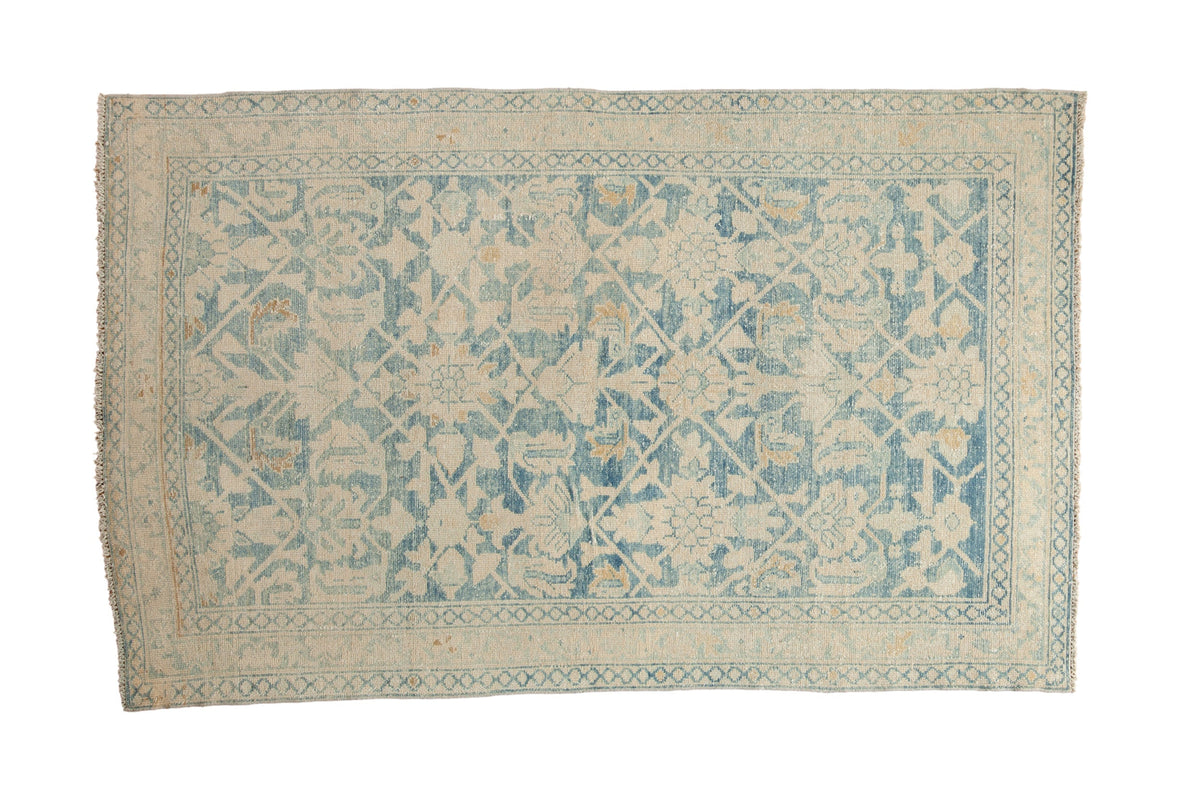 4.5x7 Vintage Distressed Hamadan Rug