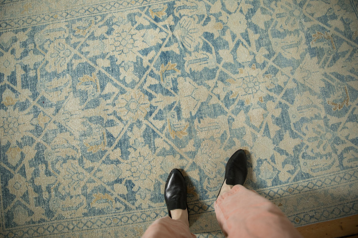 4.5x7 Vintage Distressed Hamadan Rug