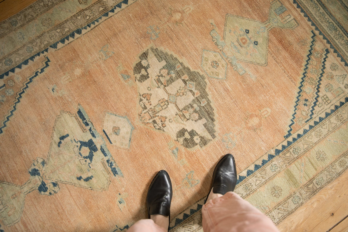 4x6.5 Vintage Distressed Hamadan Rug