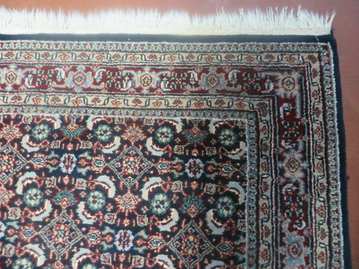 4' X 6' Vintage Handmade Indian Amristar Wool Rug Carpet Nice - Jewel Rugs, view 8