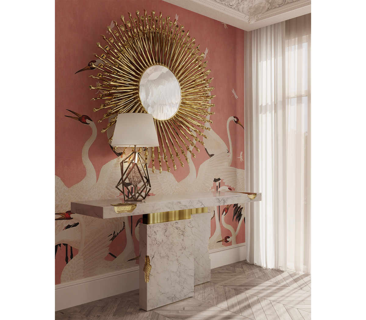 Empire Carrara Console by Boca do Lobo – view 8