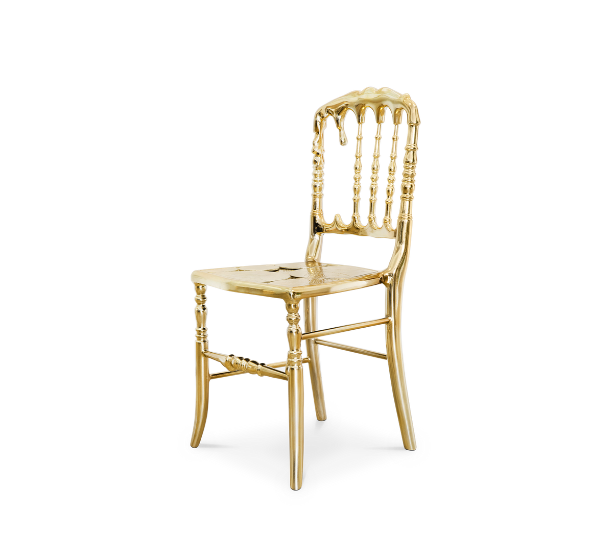 Emporium Gold 3 Legs Chair by Boca do Lobo