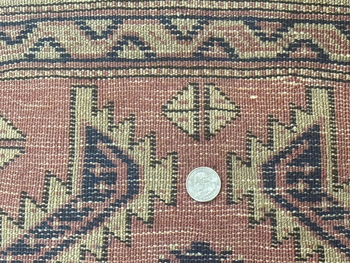 Antique Turkish Sparta Rug 3x6, Geometric Caucasian Kazak Pattern, Handmade - Jewel Rugs, view 11