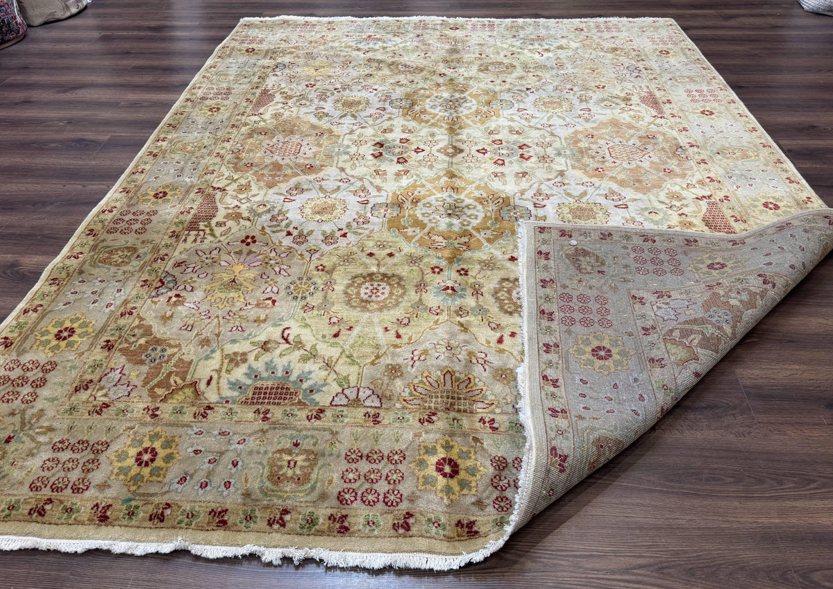 Indo Persian Rug 8x10, Indian Rug, Soft Wool Rug, Oushak Style Rug, Handmade Rug - Jewel Rugs, view 12