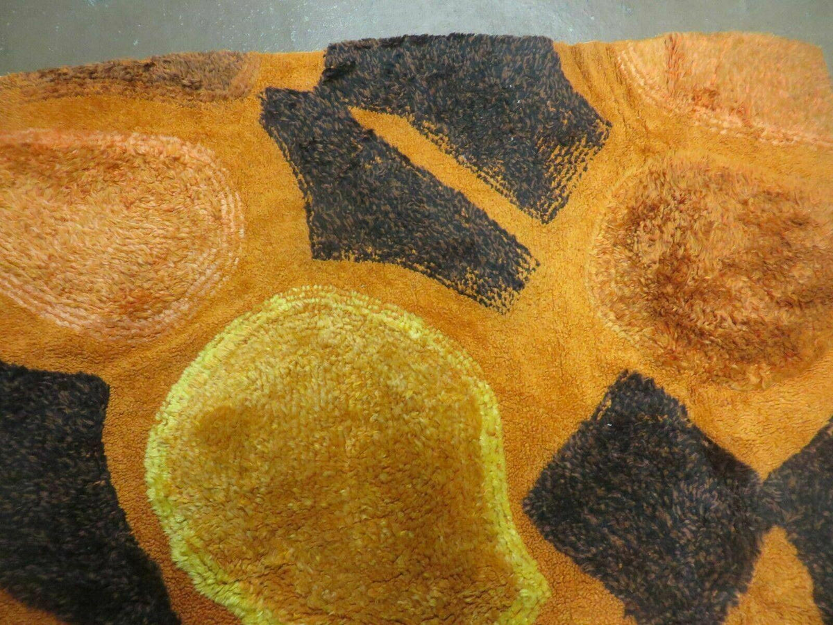 4' X 6' Modern Handmade Hooked Rug Wool Abstract Nice - Jewel Rugs, view 4