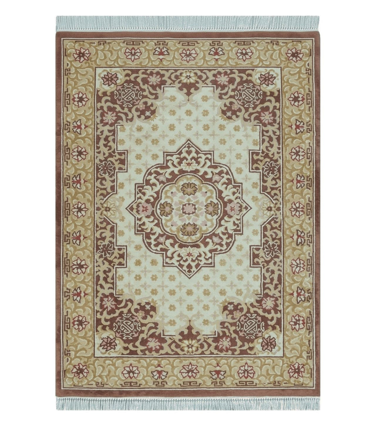 Vintage Chinese Wool Rug 4x6 - Jewel Rugs