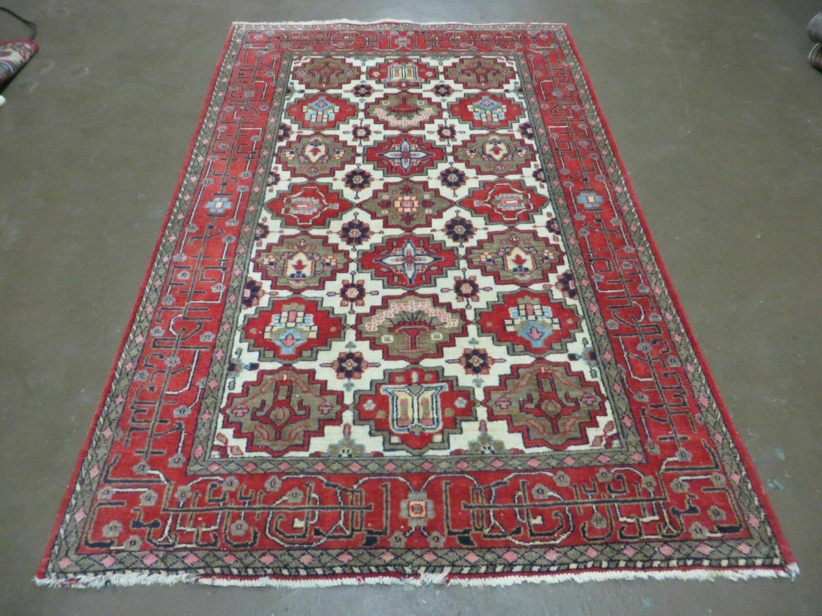 4' X 6' Antique Handmade Turkish Anatolian Wool Rug Vegetable Dyes - Jewel Rugs, view 2