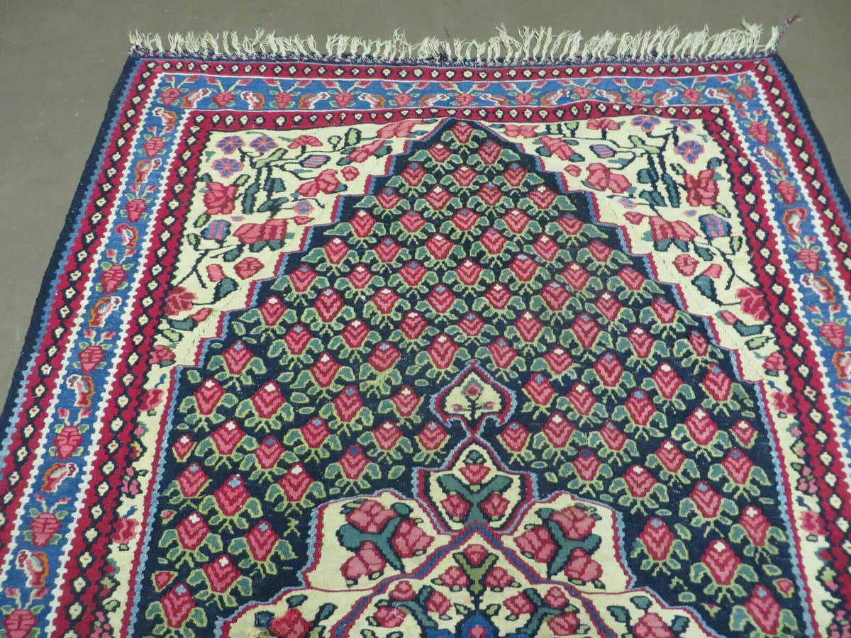 4' X 6' Vintage Handmade Turkish Flat weave Rug Tribal - Jewel Rugs, view 12