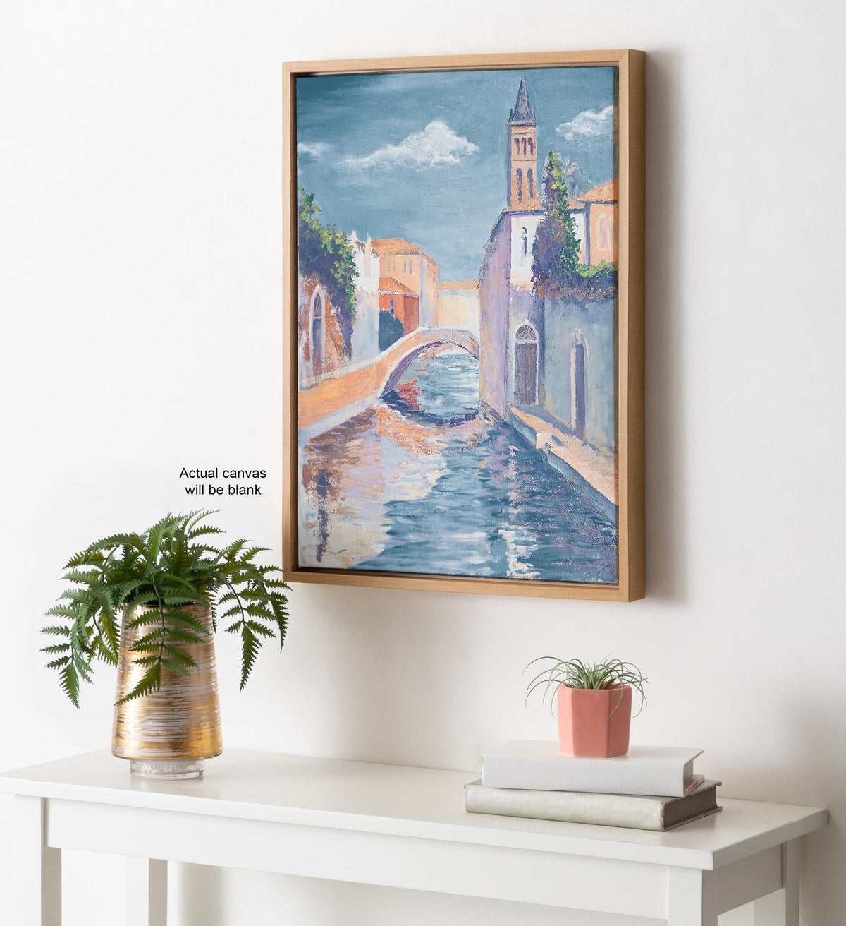 Sylvie Blank Framed Canvas 18x24