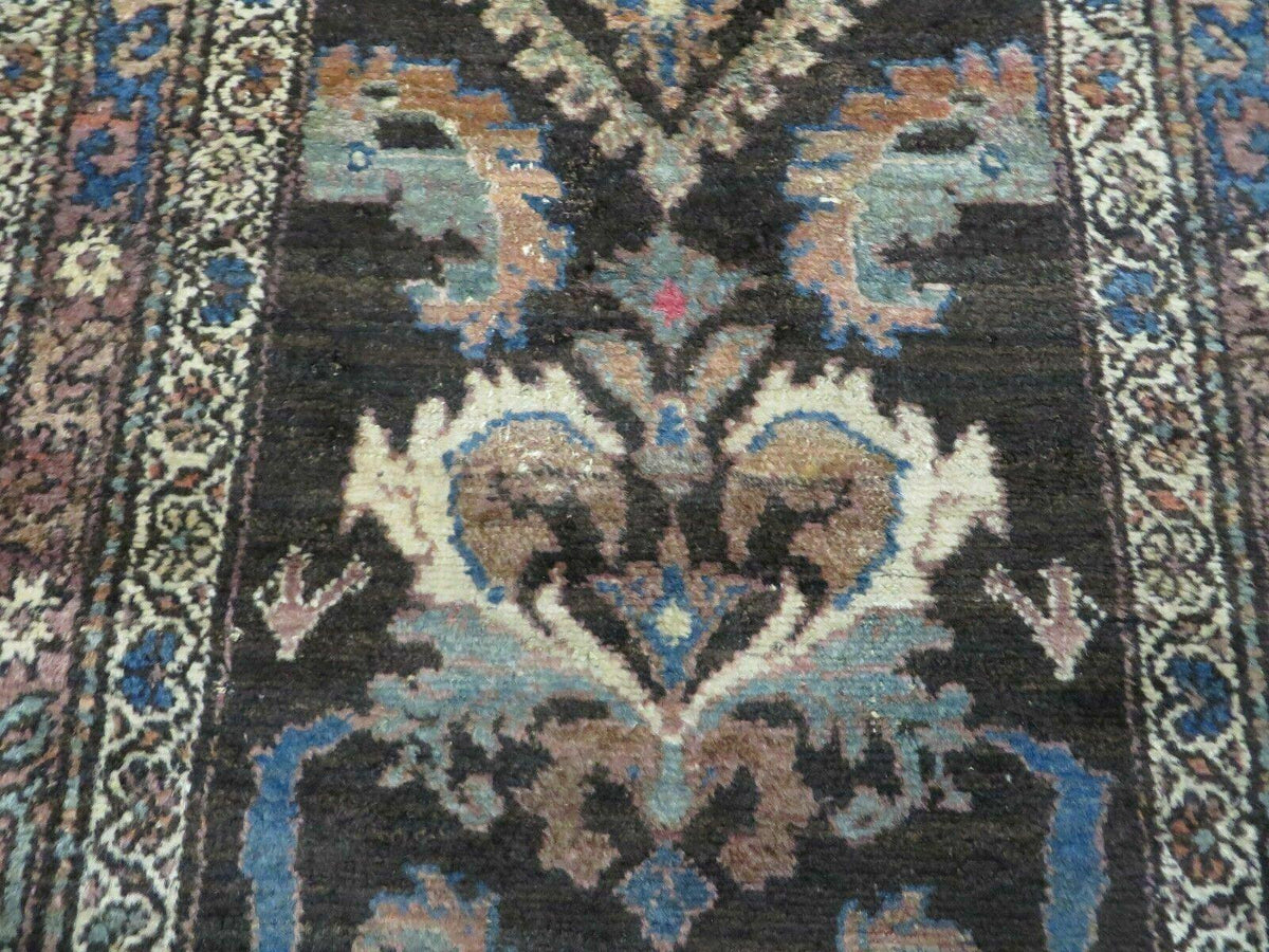 3' X 6' Antique Handmade India Floral Oriental Wool Rug Veg Dyes Nice - Jewel Rugs, view 5