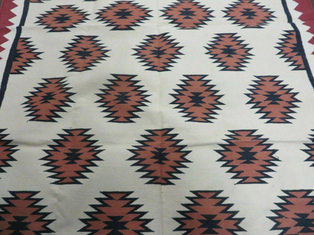 5' X 8' Hand Woven Wool Rug Contemporary Kilim Dhurrie Modern Oriental Area Rug - Jewel Rugs, view 4