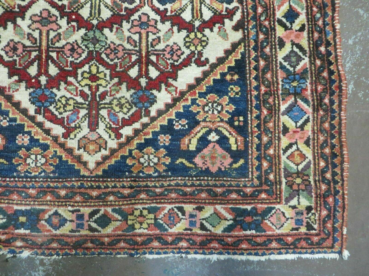 3' 3"X 10' Antique Handmade Caucasian Shirvan Wool Runner Rug Nice - Jewel Rugs, view 10