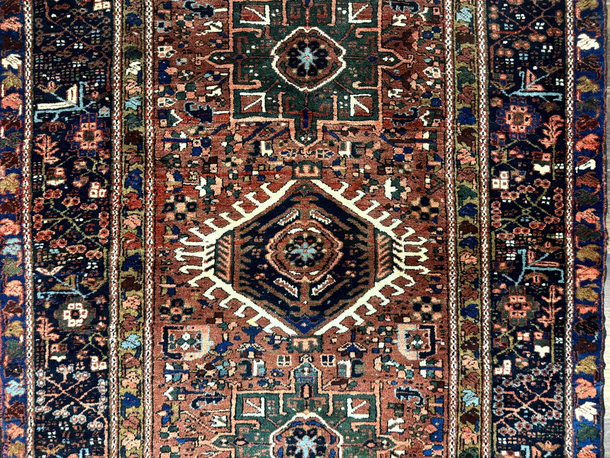 Antique Persian Karajeh Heriz Rug 5x6 - Jewel Rugs, view 5