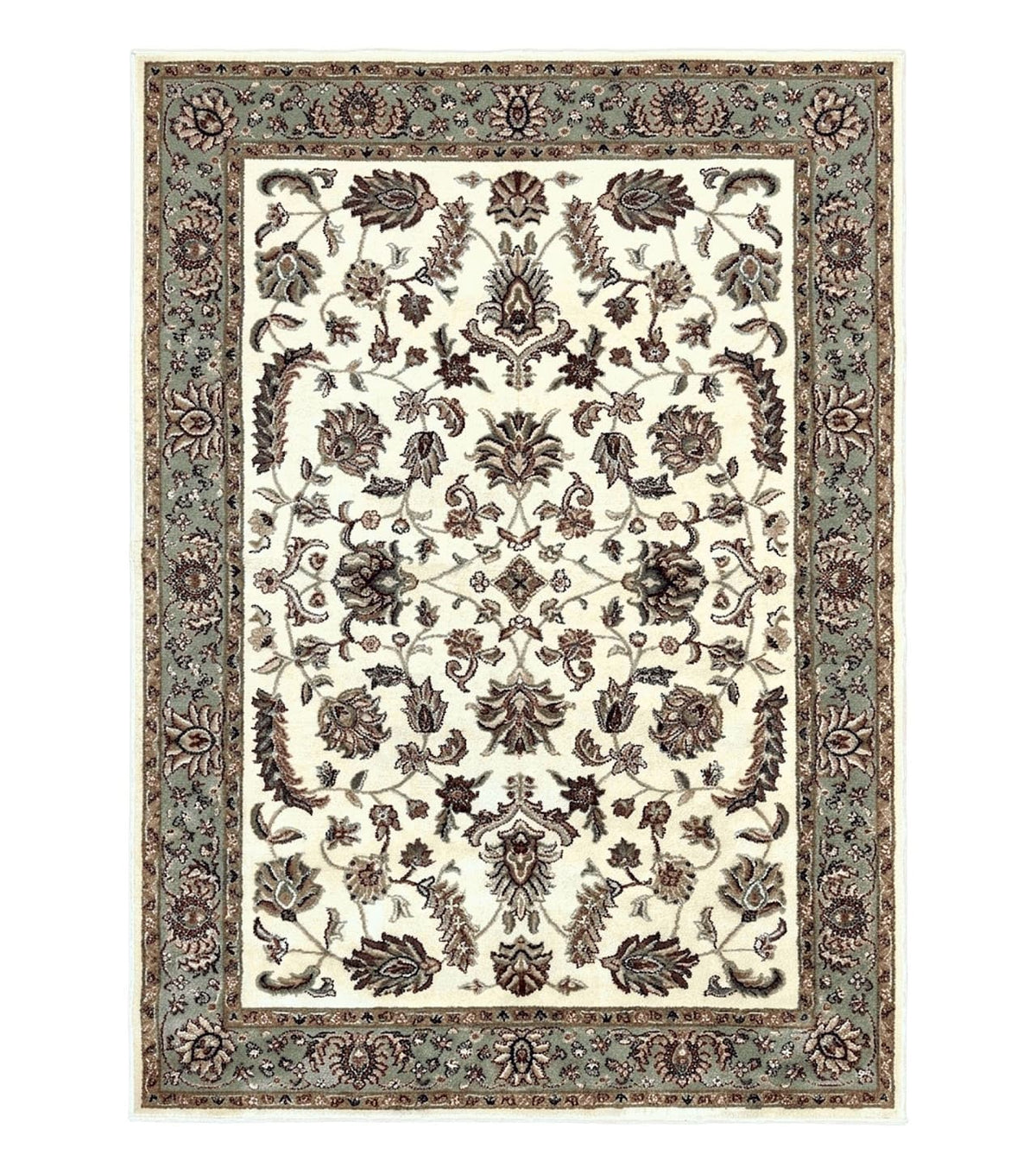 Floral Oriental Rug 5x7, Turkish Power Loomed Carpet, Traditional Design - Jewel Rugs