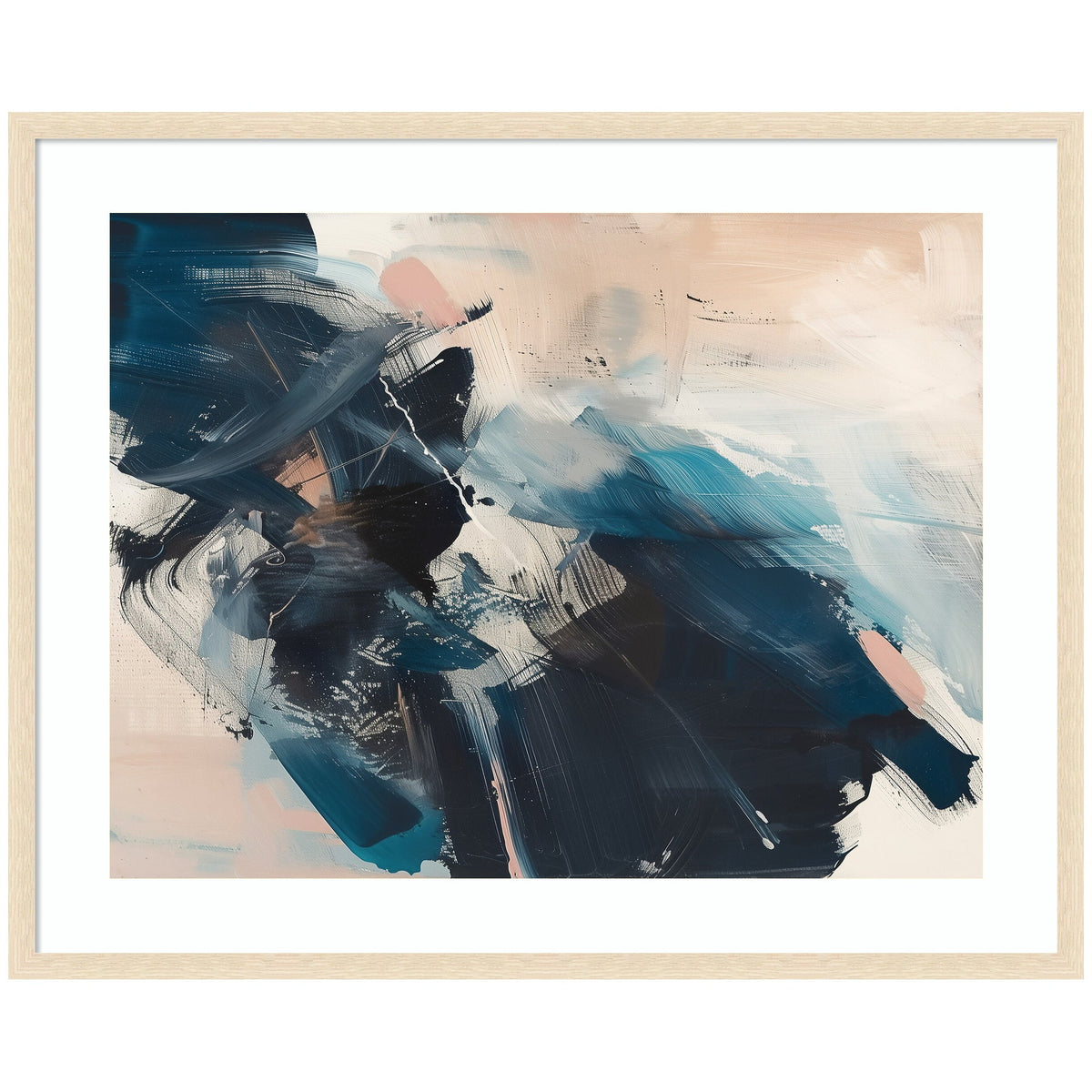 Framed Art Deep Blue Momentum II by Amy Lighthall