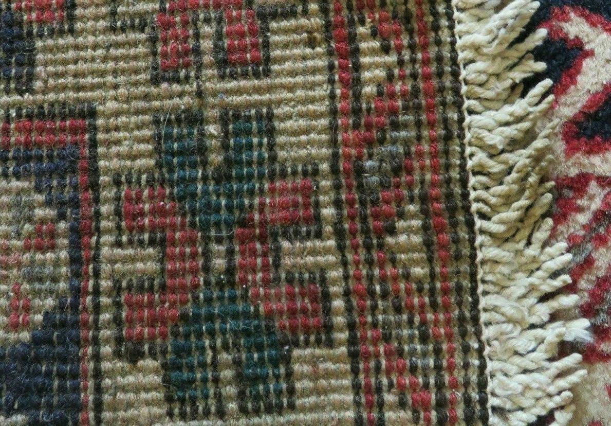 Persian Runner Rug 3.5 x 10.7, Karajeh Heriz Rug, Navy Blue, Geometric Medallions - Jewel Rugs, view 10