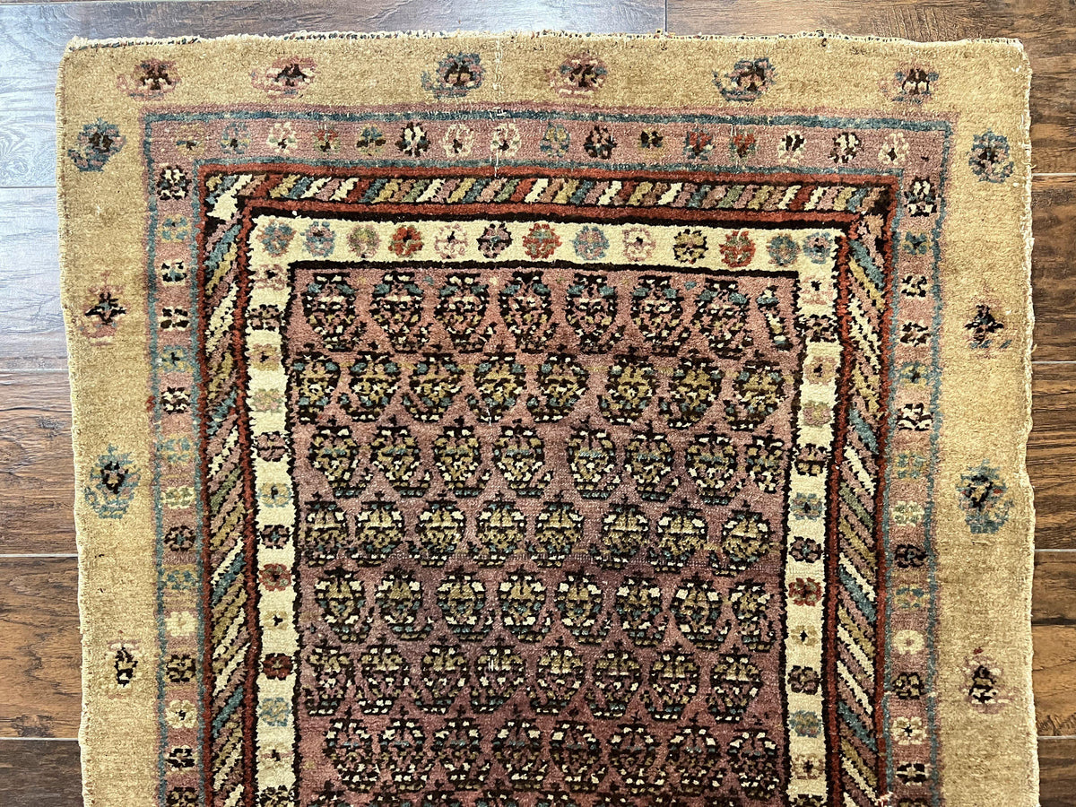 Antique Persian Sarab Runner Rug 3x11, Wool Camel Hair, Tribal Carpet for Hallway 3 x 11, Antique 1920s Rug, Handmade - Jewel Rugs, view 2