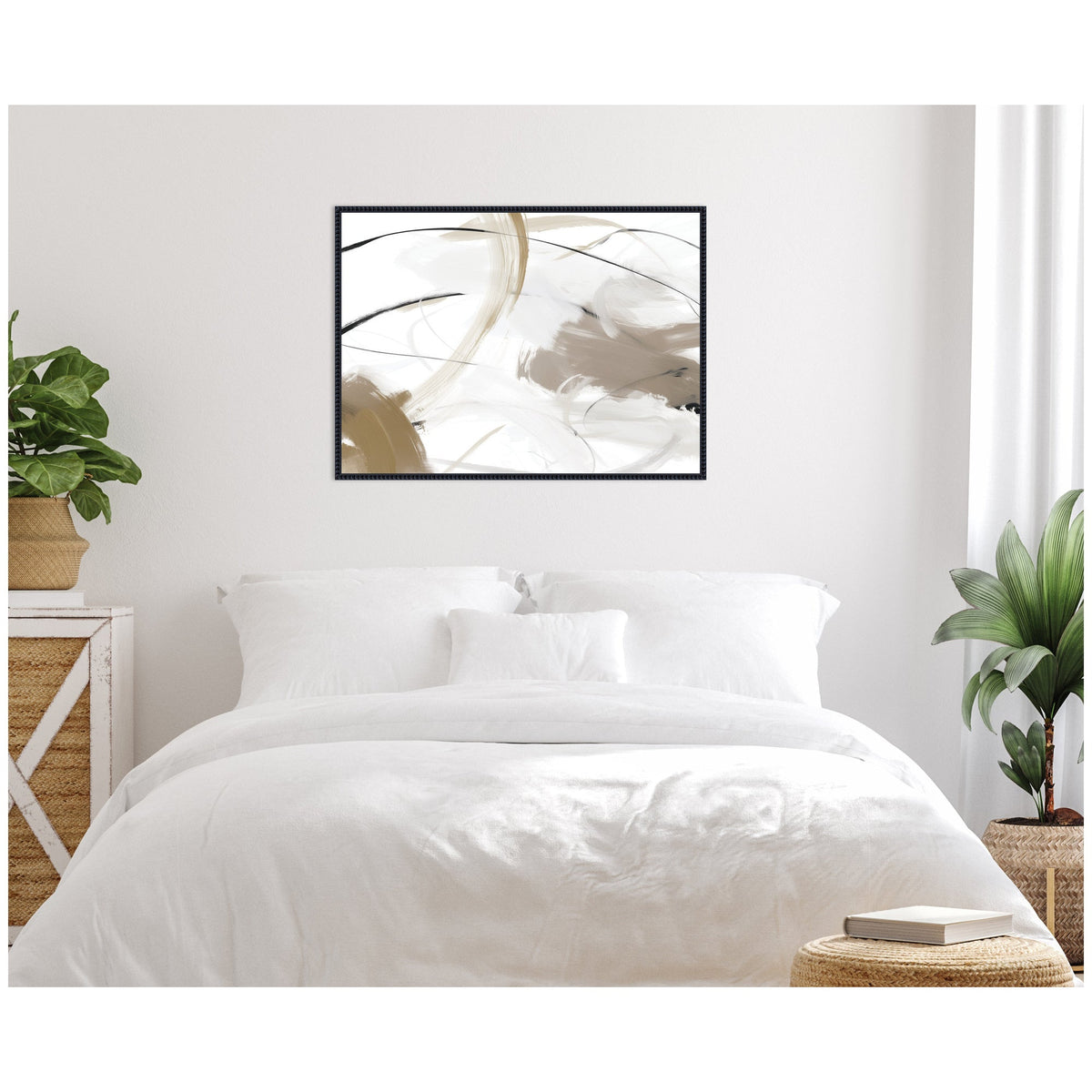 Sweeping Layers No. 3 by Amy Lighthall Framed Canvas Wall Art Print