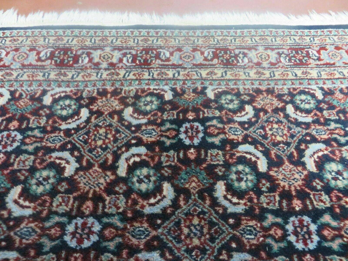 4' X 6' Vintage Handmade Indian Amristar Wool Rug Carpet Nice - Jewel Rugs, view 4