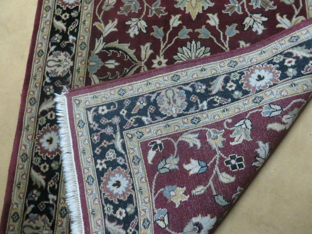 4' X 6' Handmade Finely Knotted Indian Agra Pattern Wool Rug Nice - Jewel Rugs, view 10
