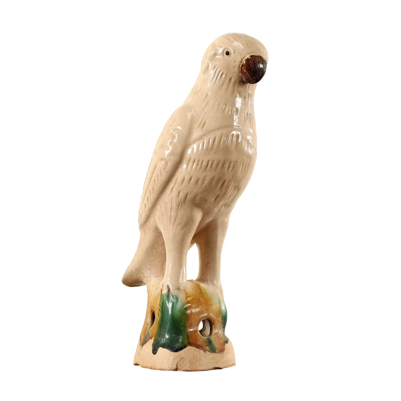 Creamy White Glazed Parrot Large image 5