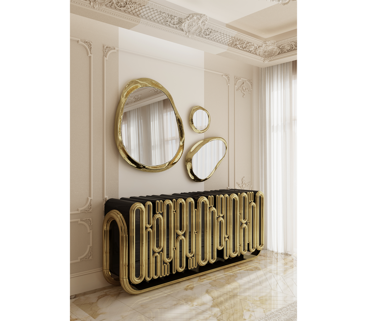 Halo Mirror by Boca do Lobo – view 10
