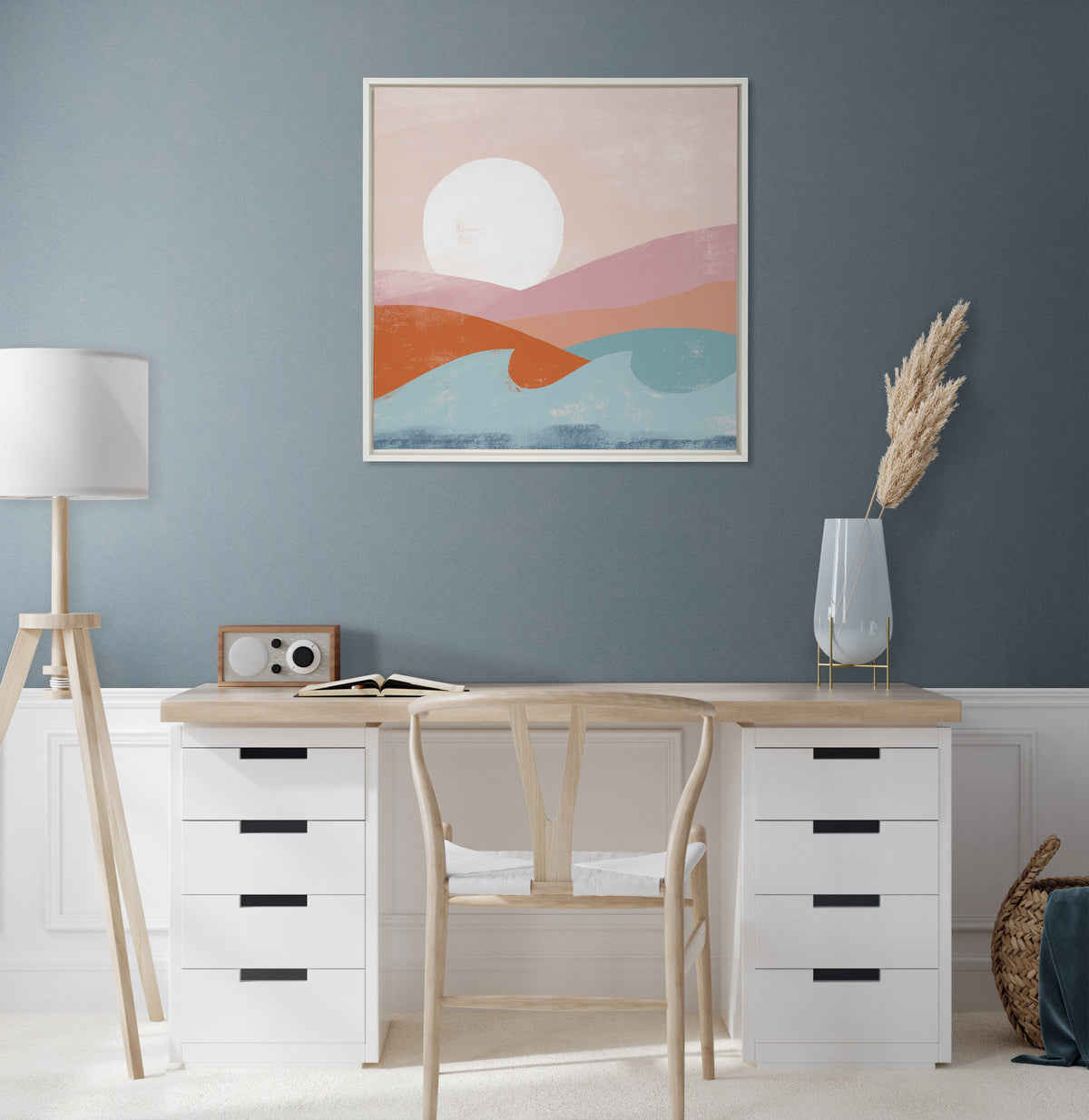 Sylvie Endless Summer Framed Canvas by Kate Aurelia Holloway