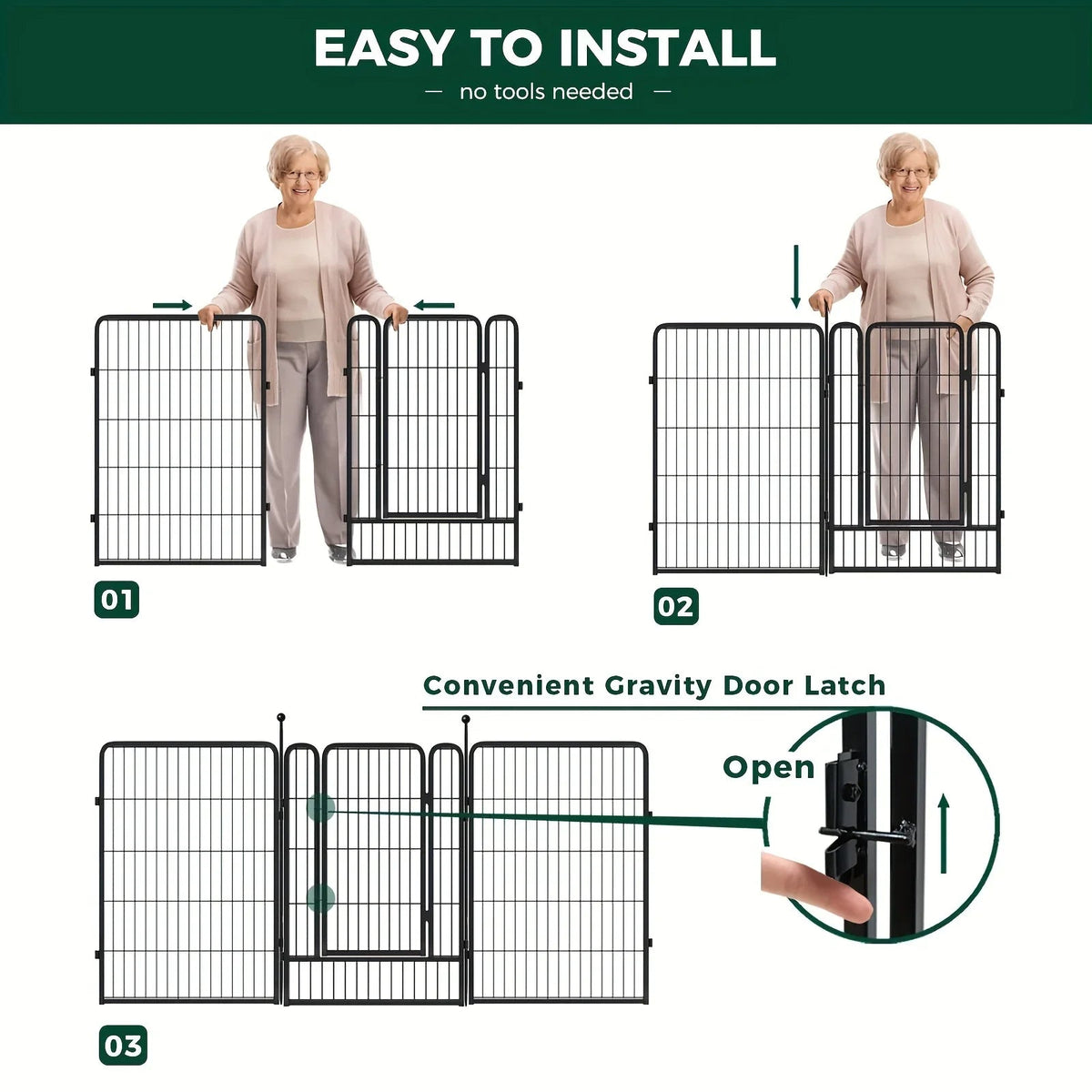 Heavy Duty Metal Dog Playpen