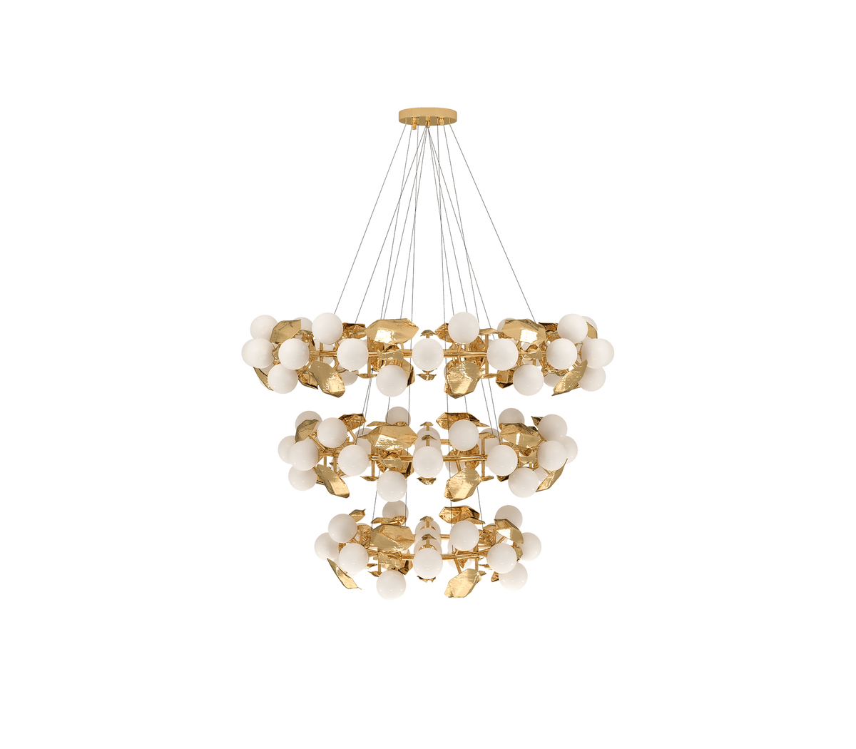 Hera Round III Suspension Lamp by Boca do Lobo