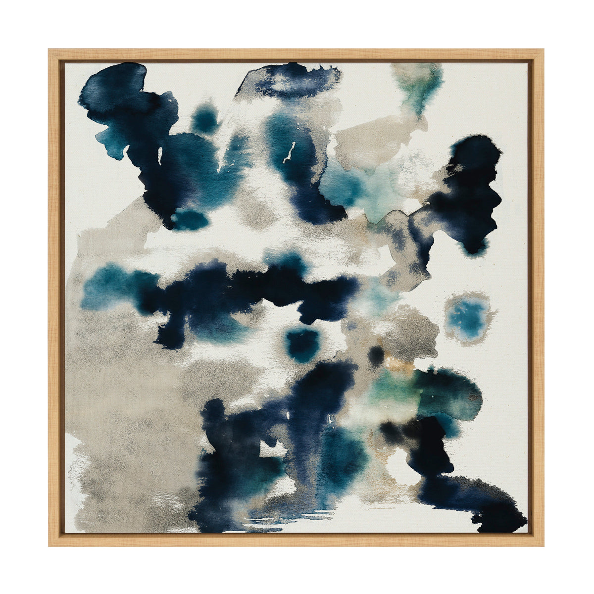 Sylvie Gilded Watercolor Framed Canvas by Amy Lighthall