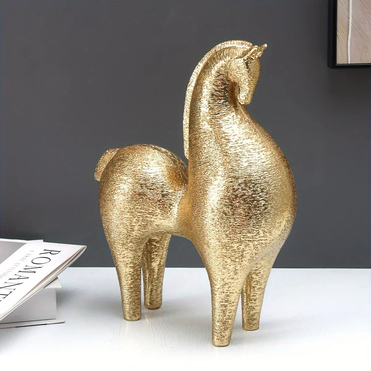 Horse Statue - Modern Geometric Abstract