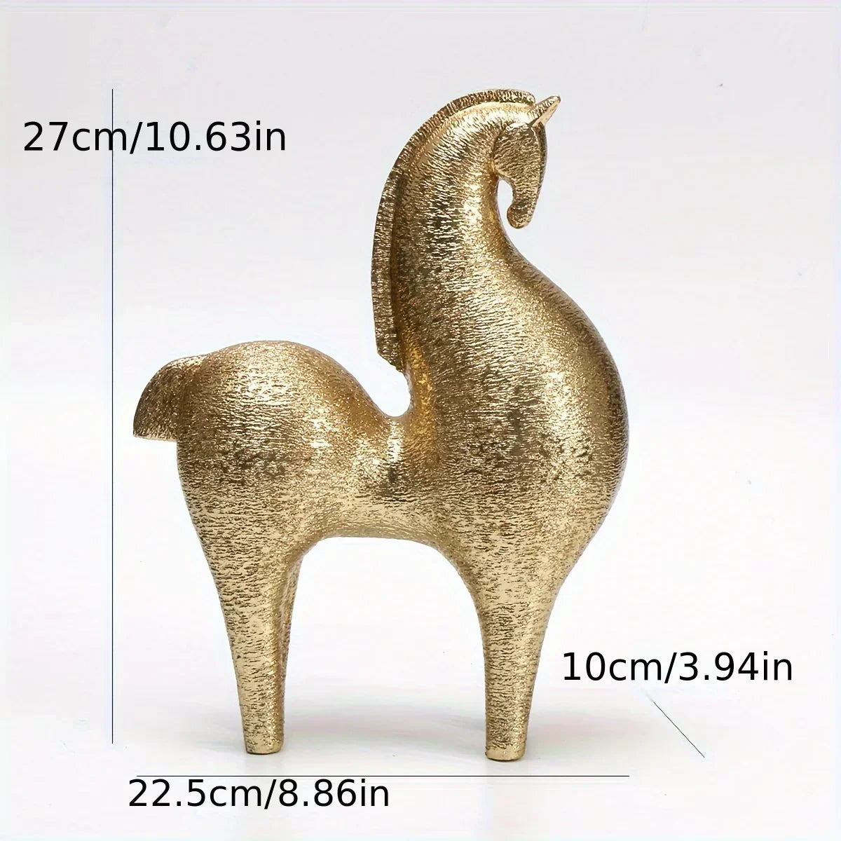 Horse Statue - Modern Geometric Abstract