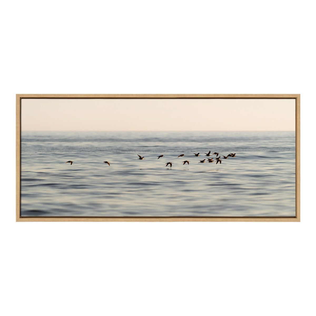 Sylvie Birds of a Feather Framed Canvas by Crystal Lynn Collins