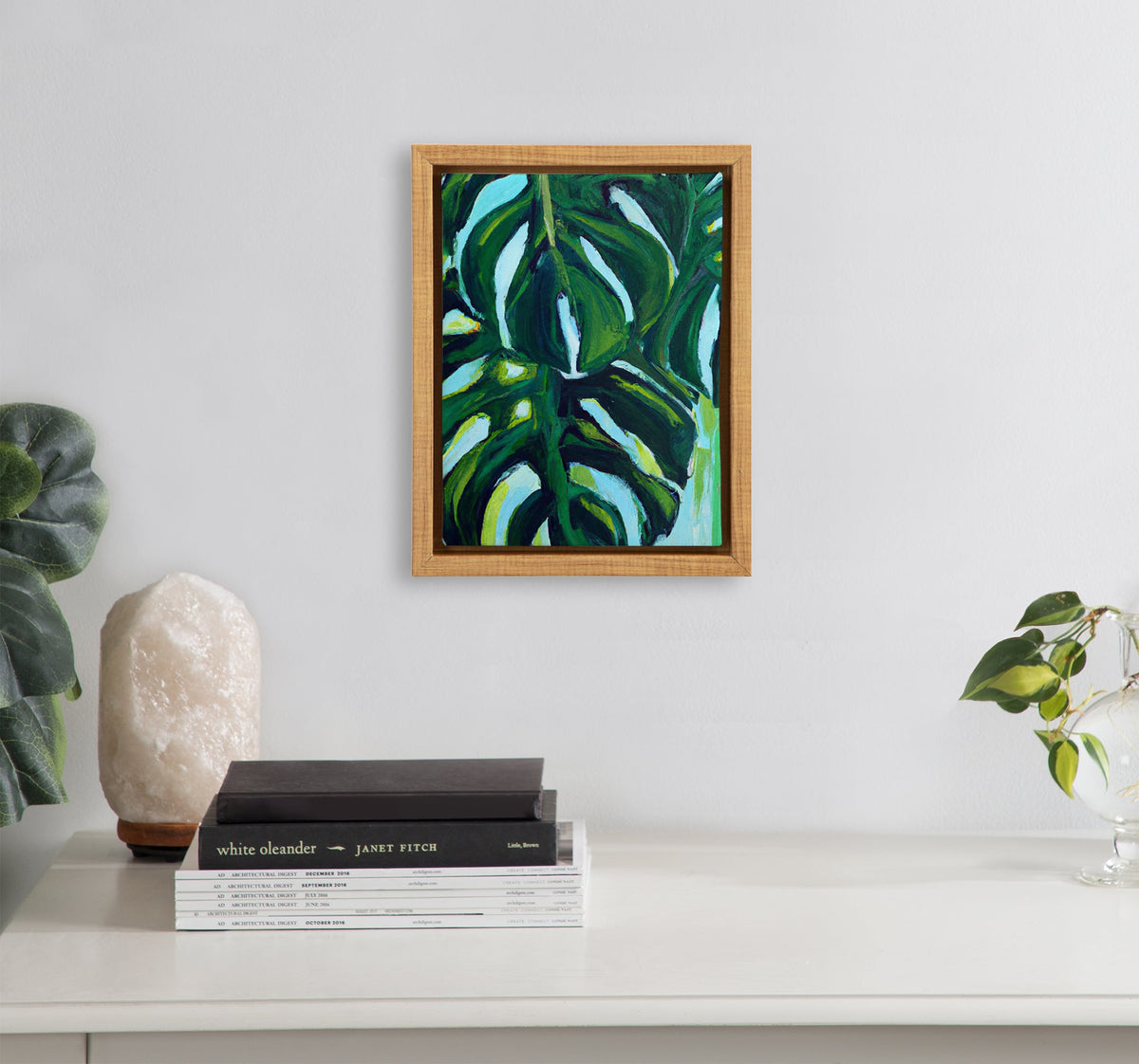 Sylvie Blank Framed Canvas 8x10