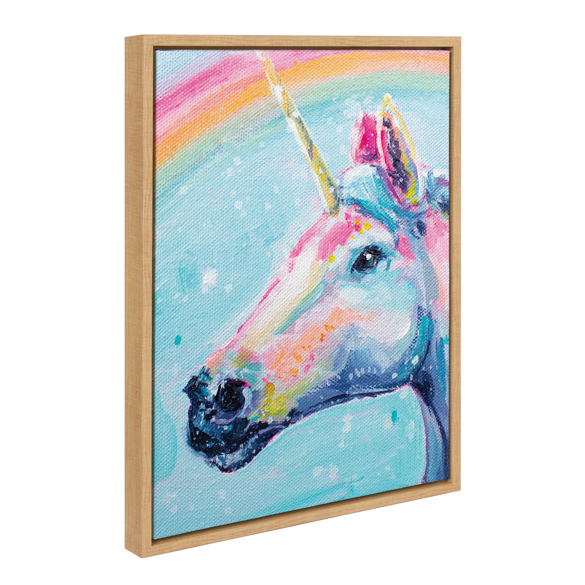 Sylvie Do You Believe in Magic Framed Canvas by Rachel Christopoulos