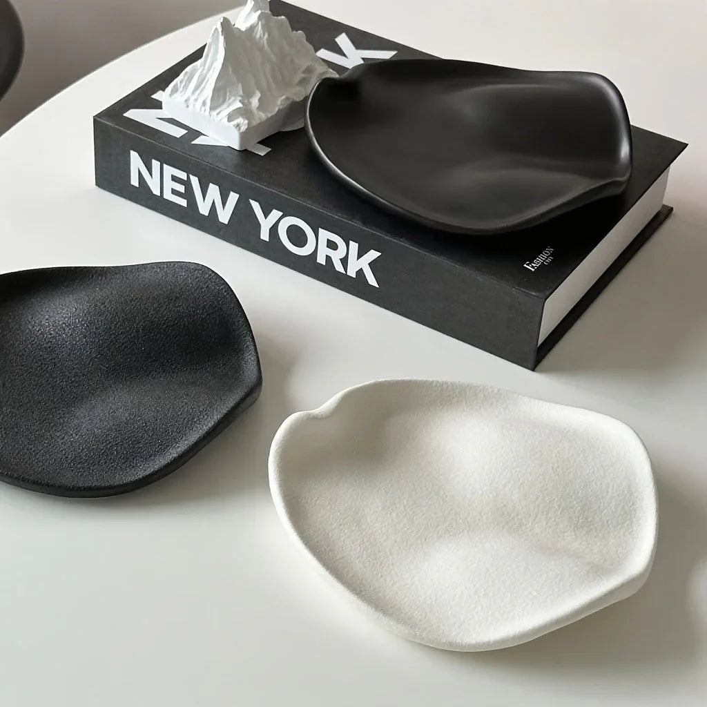 Jewelry Tray - Multifunctional Ceramic Black — House of Avana, view 2 of 20